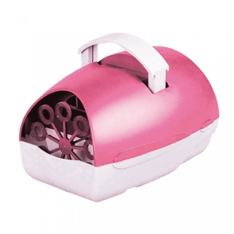 Cheetah Party Time Battery Operated Bubble Machine Pink