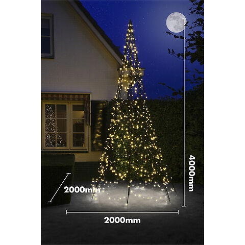 FAIRYBELL Outdoor Christmas Tree - 4M 640 LED lights - Hohoho